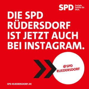 Die SPD Rüdersdorf ist jetzt auch bei Instagram